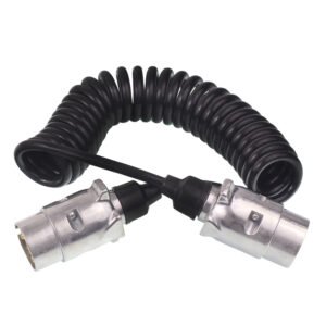 SPIRAL kaabel 7/12V metall PLUGS