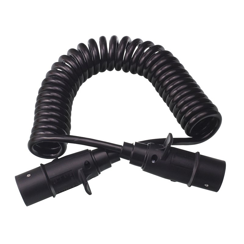 SPIRAL kaabel 7/24V N, plastik PLUGS (ilma sõrm), L=4500MM, WORKING pikkus 3,6M
