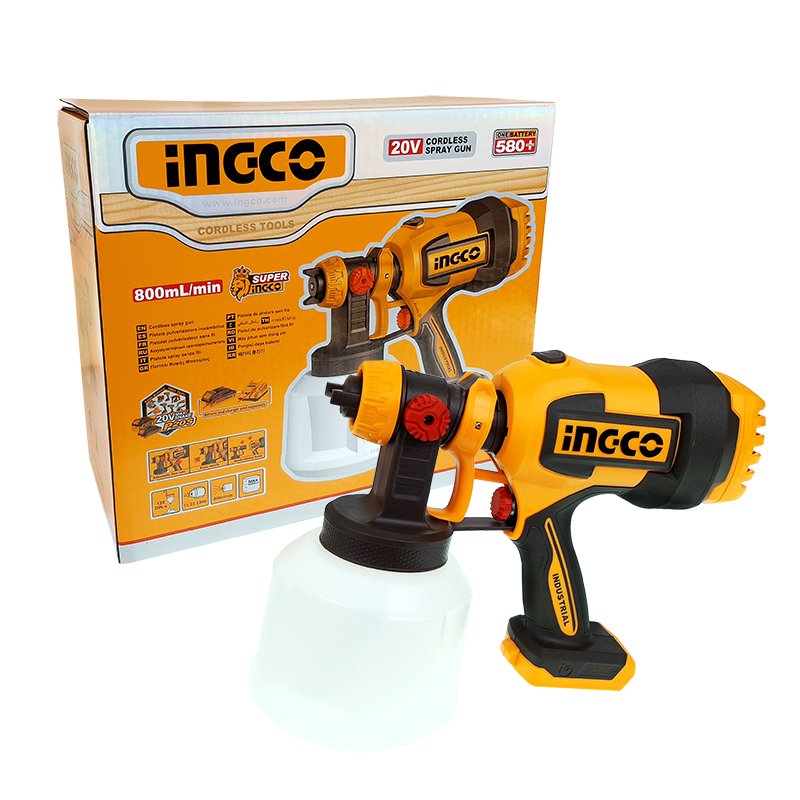 SPRAY GUN, 1000ML, 20V, juhtmeta