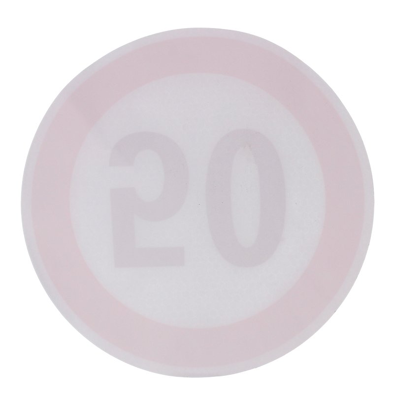 STICKER (LABEL), VEHICLE SPEED LIMIT 50KM/H, FI 200MM, II KLASS