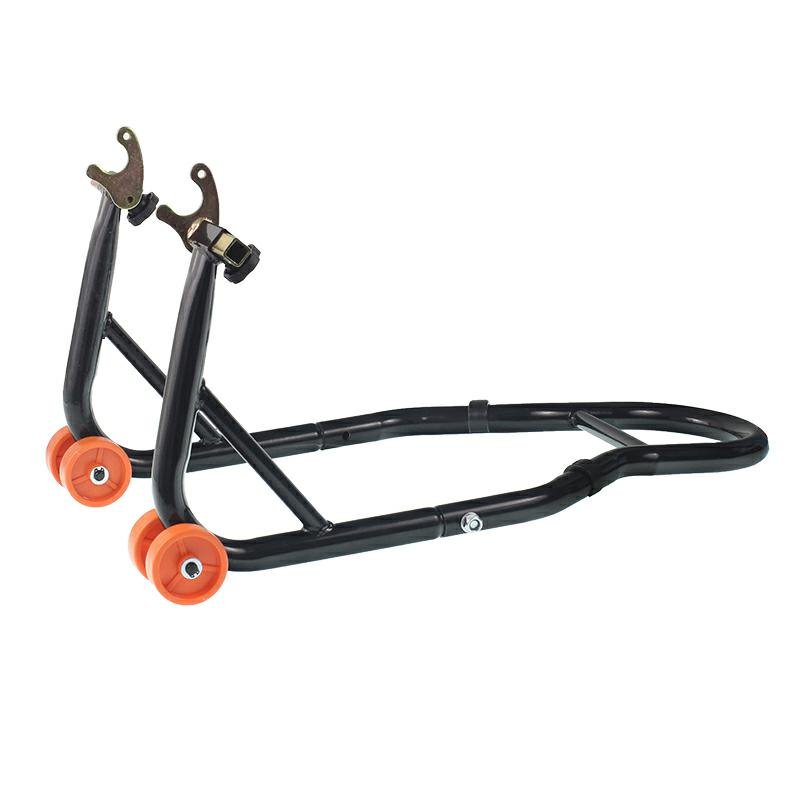 STOJAK MOTOCYKLOWY COMBO Z KÓŁKAMI 2 W 1 - tagumine+eesmine - UDŹWIG KOMPLETU DO 340KG