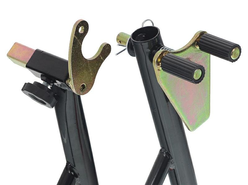 STOJAK MOTOCYKLOWY COMBO Z KÓŁKAMI 2 W 1 - tagumine+eesmine - UDŹWIG KOMPLETU DO 340KG