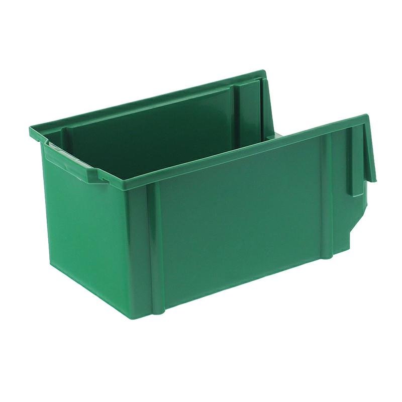 STORAGE BOX TYP1 - 199x135X100MM roheline - LOAD LIMIT 2KG - PP