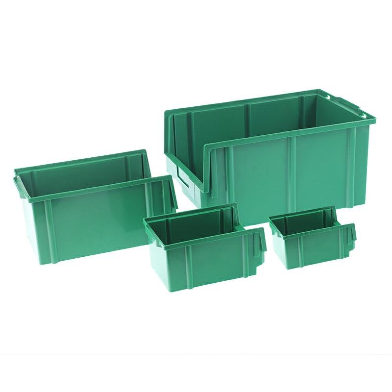 STORAGE BOX TYP1 - 199x135X100MM roheline - LOAD LIMIT 2KG - PP