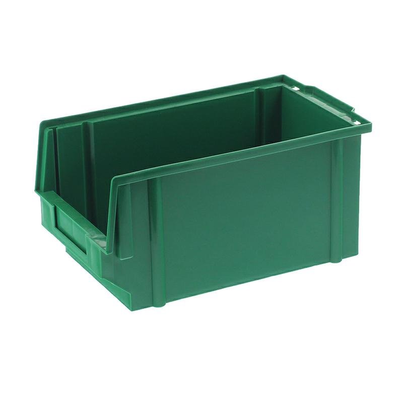 STORAGE BOX TYP2 - 298x179X149MM roheline - LOAD LIMIT 4KG - PP