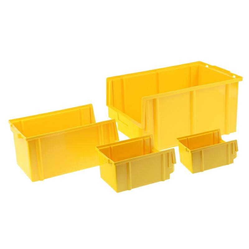 STORAGE BOX TYP3 - 400x269X199MM kollane - LOAD LIMIT 8KG - PP