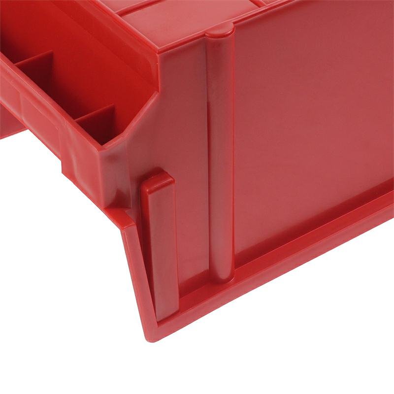 STORAGE BOX TYP3 - 400x269X199MM punane - LOAD 8KG - PP