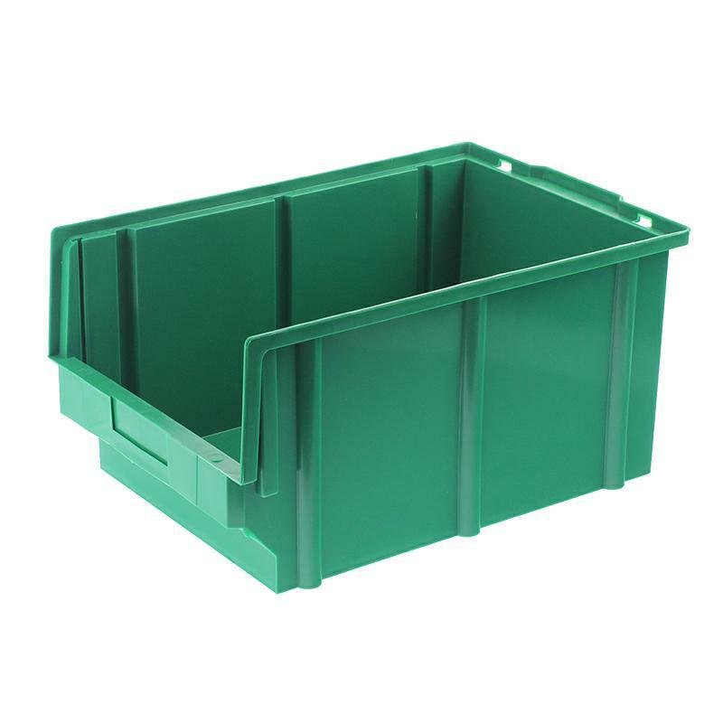 STORAGE BOX tüüp 3 - 400x269X199MM roheline - LOAD võime 8KG - PP