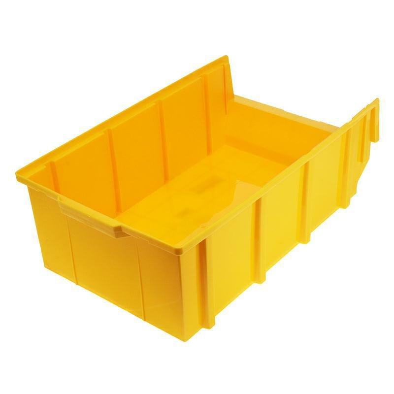 STORAGE BOX tüüp 4 - 600x360X200MM kollane - LOAD võime 15KG - PP