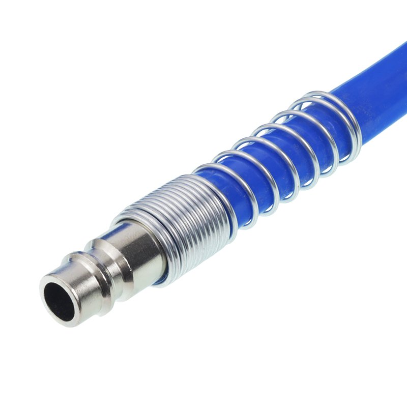Spiraalne kompressori õhuvoolik, 10M pikkus, PE (polüetüleen), suurus: 12x8MM, värv: sinine