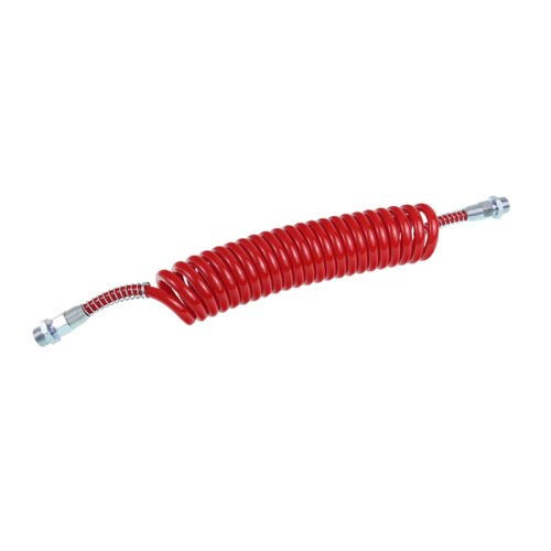 Spiraalne pneumaatikavoolik M16 punane SILICONE (polüuretaan)