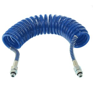 Spiraalne pneumaatikavoolik M16 sinine SILICONE (polüuretaan)