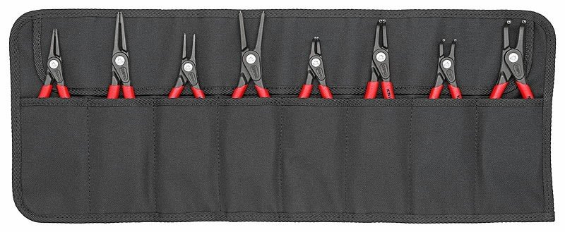 Stoppertangide komplekt 8-osa kotis kõvasulam otsad, Knipex