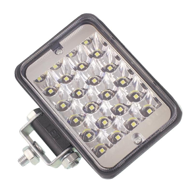 TÖÖLAMP, 20 LED-I, RISTKÜLIKUKUJULINE ESIPIND, 10-30V, 110X76X44MM