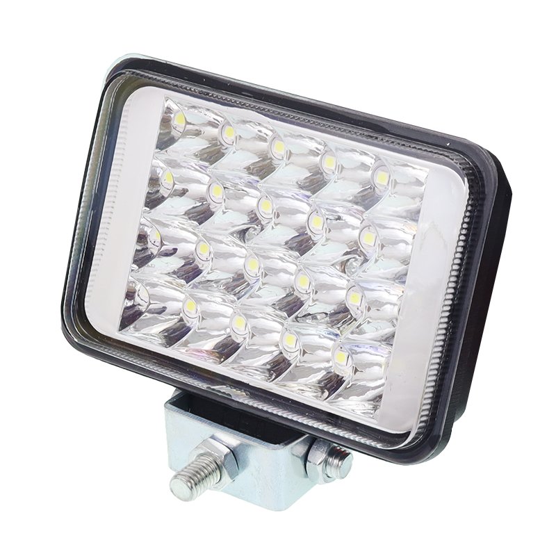 TÖÖLAMP, 20 LED-I, RISTKÜLIKUKUJULINE NÄGU, 2 TÜKKI/KOMPLEKT, 10-30V, 110X76X44MM