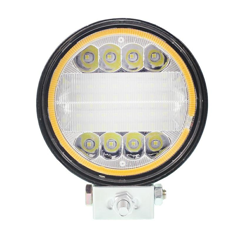 TÖÖLAMP, 24 LED + MARKER LED, ÜMMARGUNE ESIPIND, 12-24V, FI 110MM, PAKSUS: 35 MM