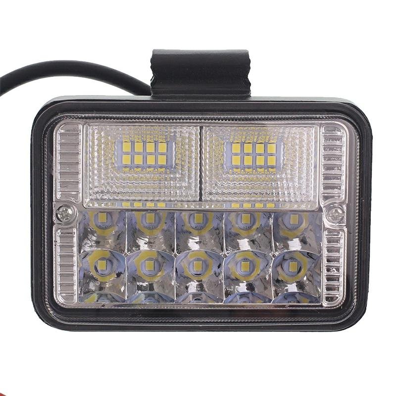 TÖÖLAMP, 26 LED, RISTKÜLIKUKUJULINE ESIPIND, 10-30V, PAKSUS: 50MM, 120X92X50MM