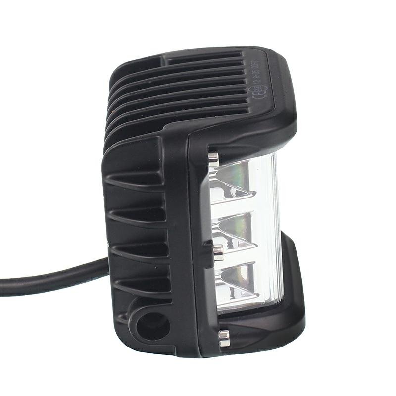 TÖÖLAMP, LED-PANEEL, VALGE VALGUS, KUUBIKU STROBO, 10-30V, 12LED, 97X75X60 MM, ALUMIINIUM-KORPUS