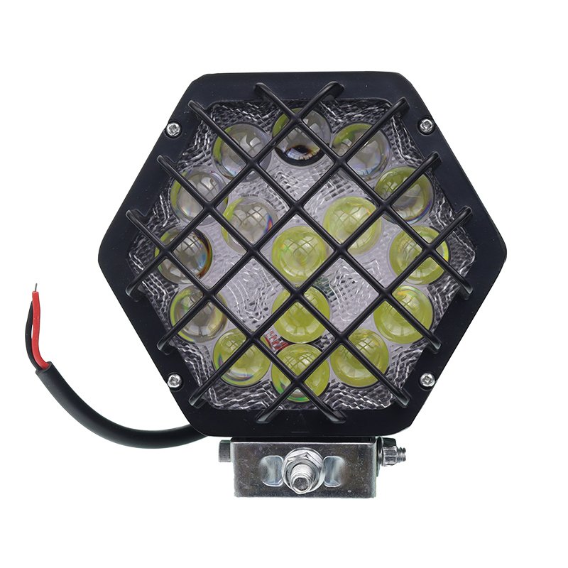 TÖÖVALGUS, KUUSNURKNÄGU, 16 LED-I VÕRGUGA, 12-36V, 137X124X65M