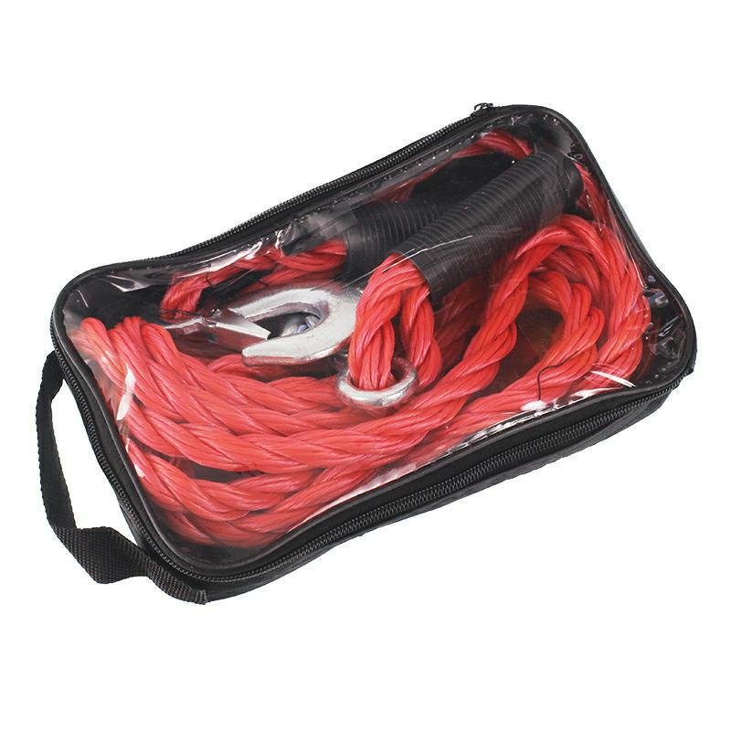 TOW ROPE, 5.0T, 4.2M, BRAIDED, punane, CE/TUV-CERTIFIED