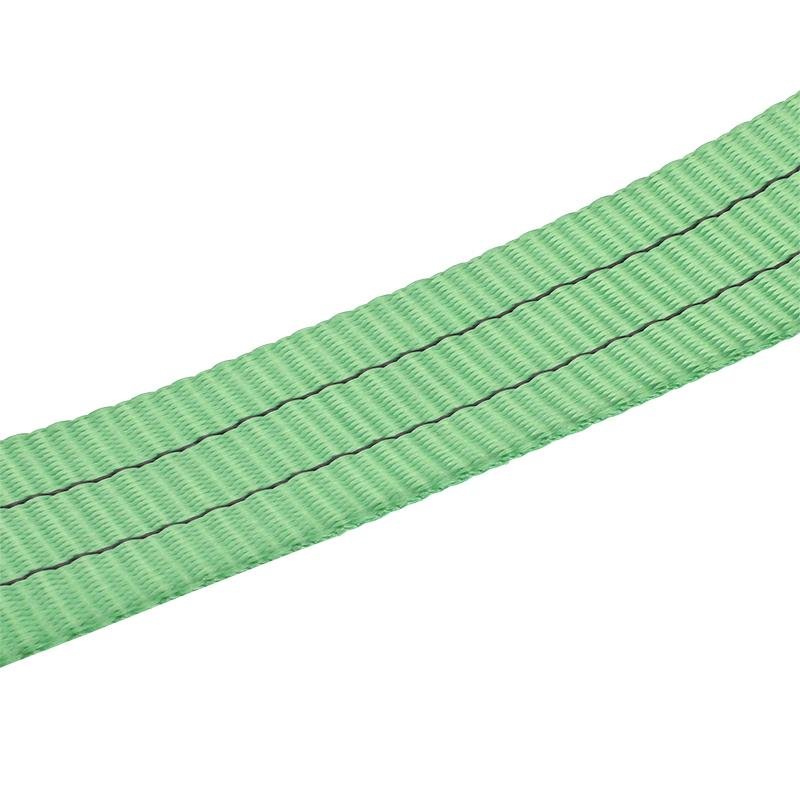 TOW STRAP, 6.0T, 5.0M, rihm, B=60MM, roheline W/STORAGE BAG