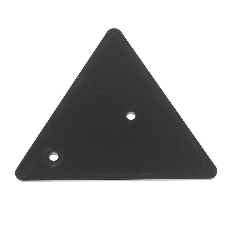 TRIANGLE REFLECTOR WITH HOLES 150X150X150MM, 2X5MM, KAADRIS