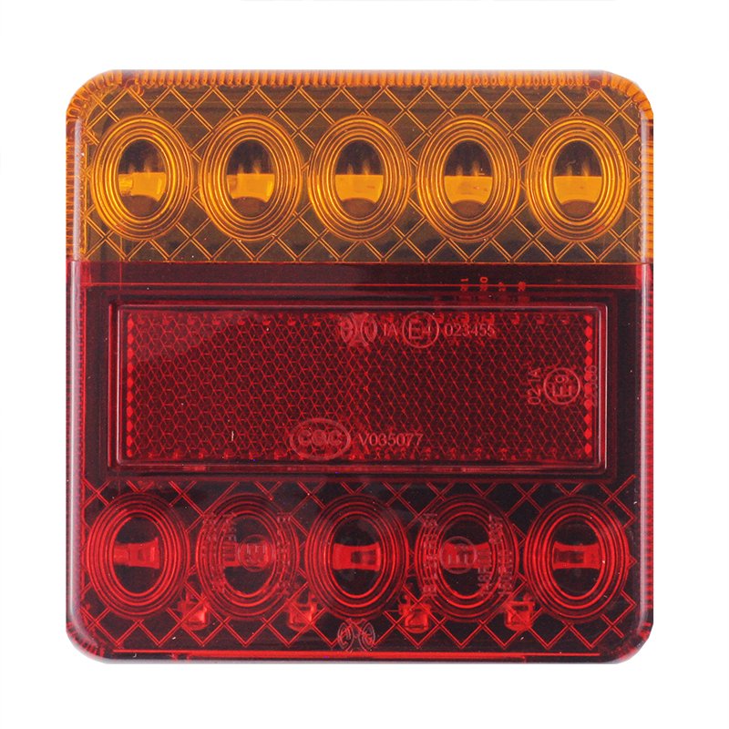 Tagumine LAMP 3-SEGMENT L/R TRAIL LED, nelikant, ilma juhe