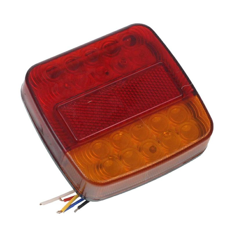 Tagumine LAMP 3-SEGMENT L/R TRAIL LED, nelikant, ilma juhe