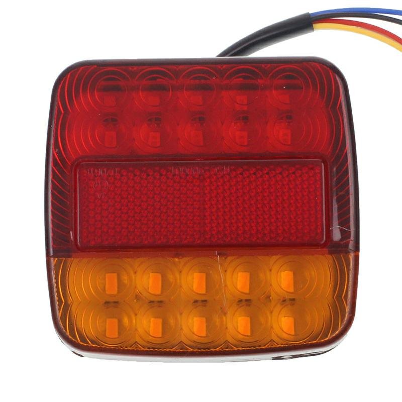 Tagumine LAMP 3-SEGMENT L/R TRAIL LED, nelikant, ilma juhe