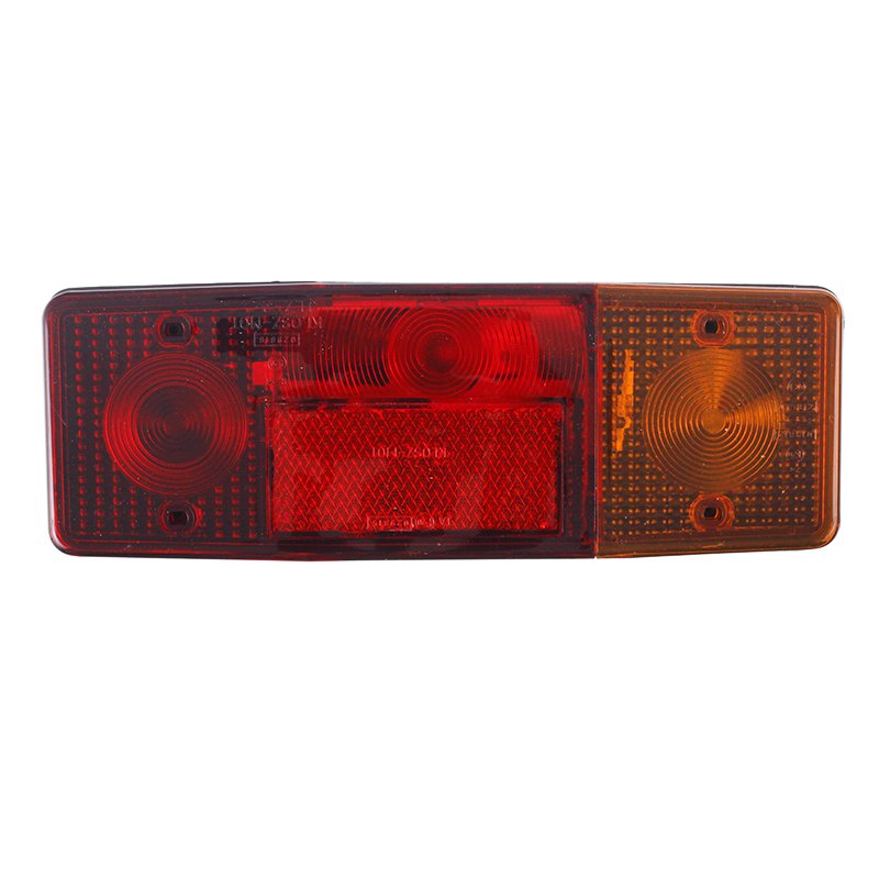 Tagumine TAIL LAMP 2-SEGMENTS, koos REFLECT, vasak 12/24V - ilma juhe, C-360 tagumine, D-47