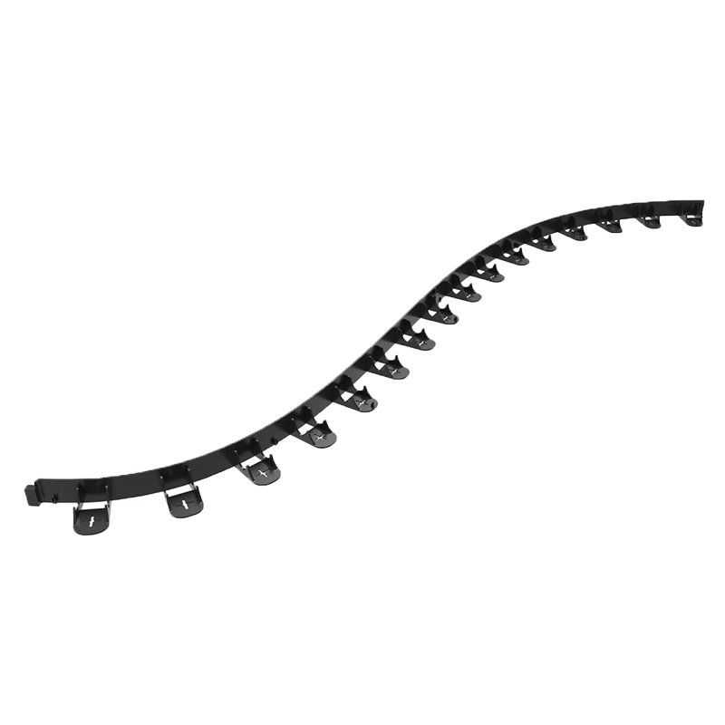 UNIBORD GARDEN ÄÄRIS - KOMPLEKT: MUST ÄÄR 45mm x 4m + 16 KINNITUSKRONSTEINI