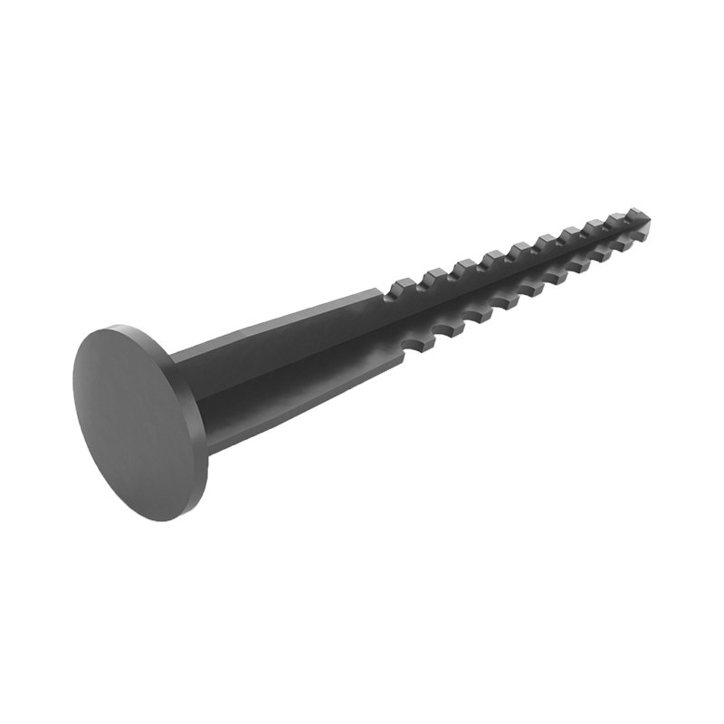 UNIBORD GARDEN ÄÄRIS - KOMPLEKT: MUST ÄÄR 45mm x 4m + 16 KINNITUSKRONSTEINI