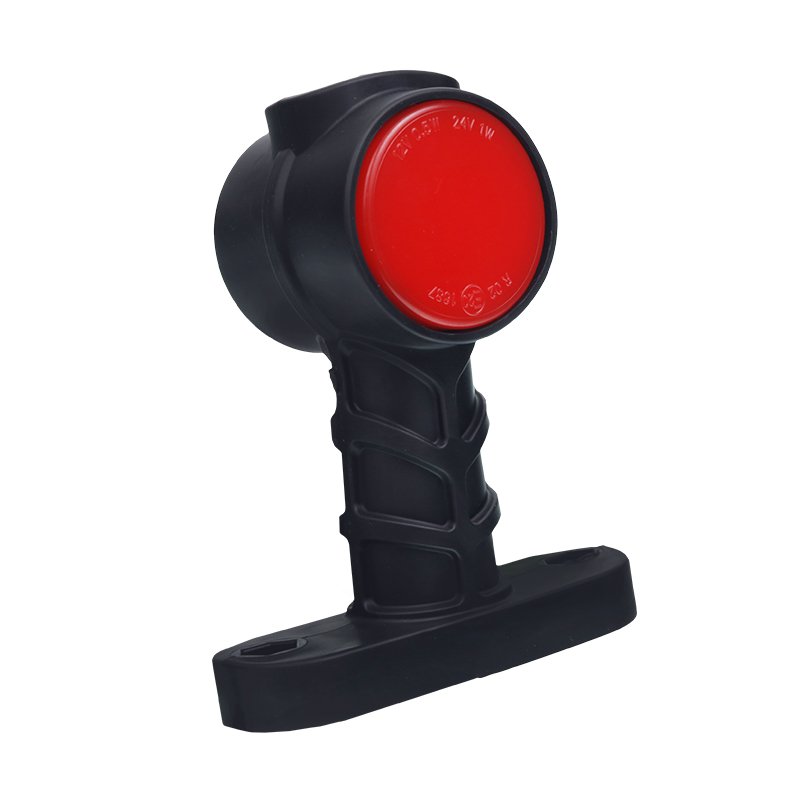 VALGE-PUNANE-ORANŽ LED-MARKERLAMP SIRGEL PULGAL, LÜHIKE VASAKUL/PAREMAL, 24.12