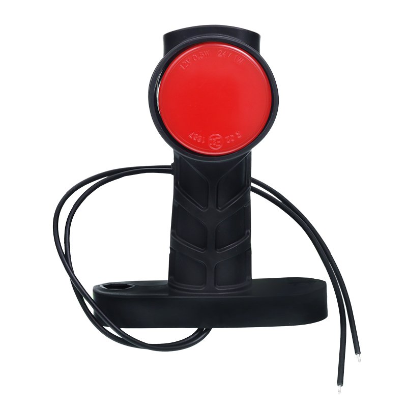 VALGE-PUNANE-ORANŽ LED-MARKERLAMP SIRGEL PULGAL, LÜHIKE VASAKUL/PAREMAL, 24.12