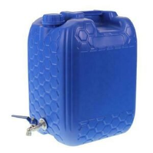 Vesi CONTAINER 20L - sinine + metall kraan ilma keere