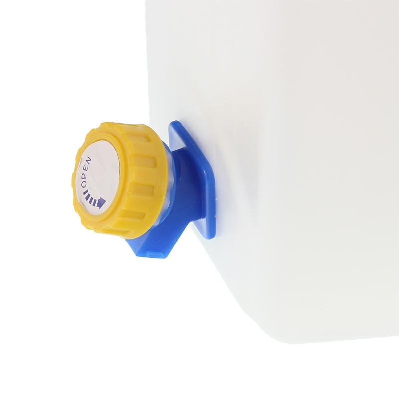 Vesi CONTAINER 20L - valge - CERTIFIED + plastik kraan käepidemega keermeta AT THE BOTTOM