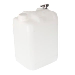 Vesi CONTAINER 20L - valge + metall kraan koos keere