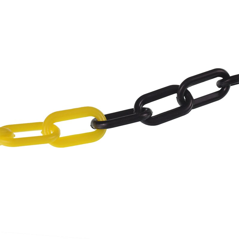 WARNING CHAIN, kollane/must, 25 LIN.m, plastik trummel WOUND