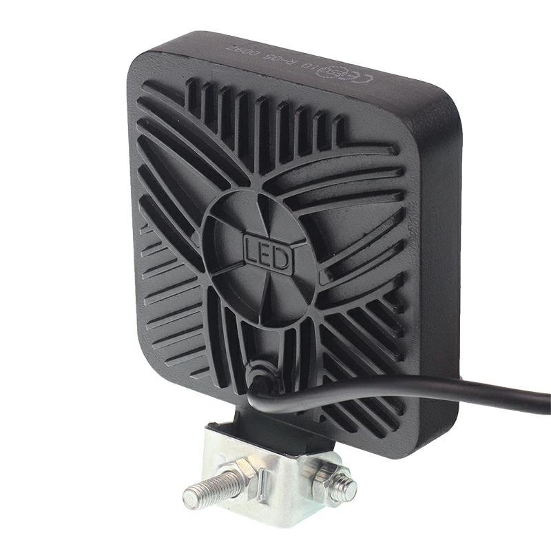 WORK LAMP, 19 MINI LED, SQUARE FACE, 10-36V, 83X83X20 MM, ALUMIINIUMKORPUS
