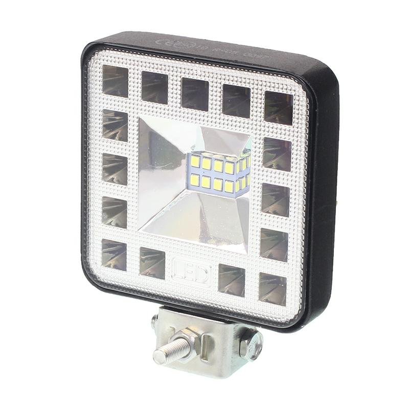 WORK LAMP, 23 MINI LED, SQUARE FACE, 10-36V, 83X83X20 MM, ALUMIINIUMKORPUS