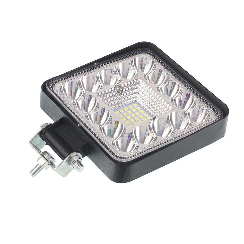 WORK LAMP, 41 LED, SQUARE FACE, 12V-80V, 109X109X28 MM, ALUMIINIUMKORPUS