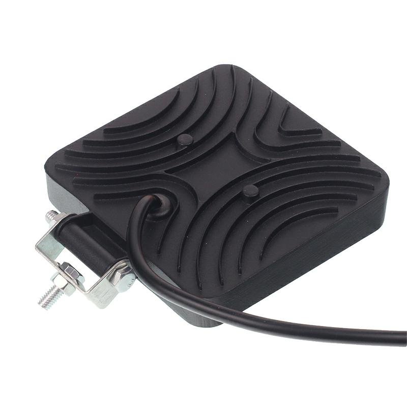 WORK LAMP, 41 LED, SQUARE FACE, 12V-80V, 109X109X28 MM, ALUMIINIUMKORPUS