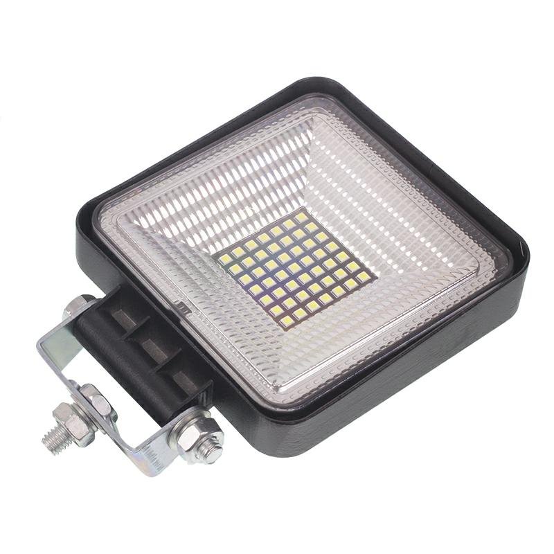 WORK LAMP, 49 LED, SQUARE FACE, 12V-80V, 109X109X38 MM, ALUMIINIUMKORPUS