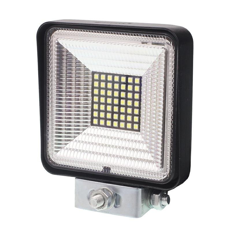 WORK LAMP, 49 LED, SQUARE FACE, 12V-80V, 109X109X38 MM, ALUMIINIUMKORPUS