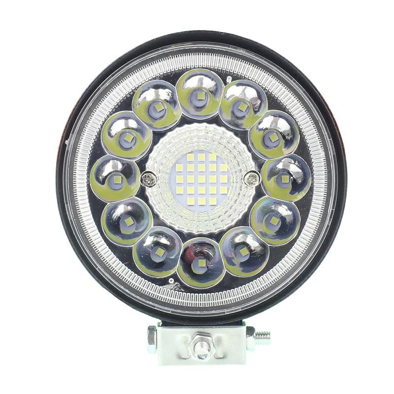WORK LAMP, LED, 33 LED, ROUND FACE, 12V-80V, FI 110MM THICKNESS 28MM ELAMUMAJANDUSE VILISTLANE.