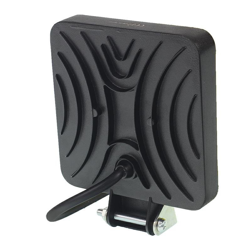 WORK LAMP, LED, RECTANGULAR FACE, 16 LED 12-24V, 107X107X25, ALUMIINIUMKORPUS