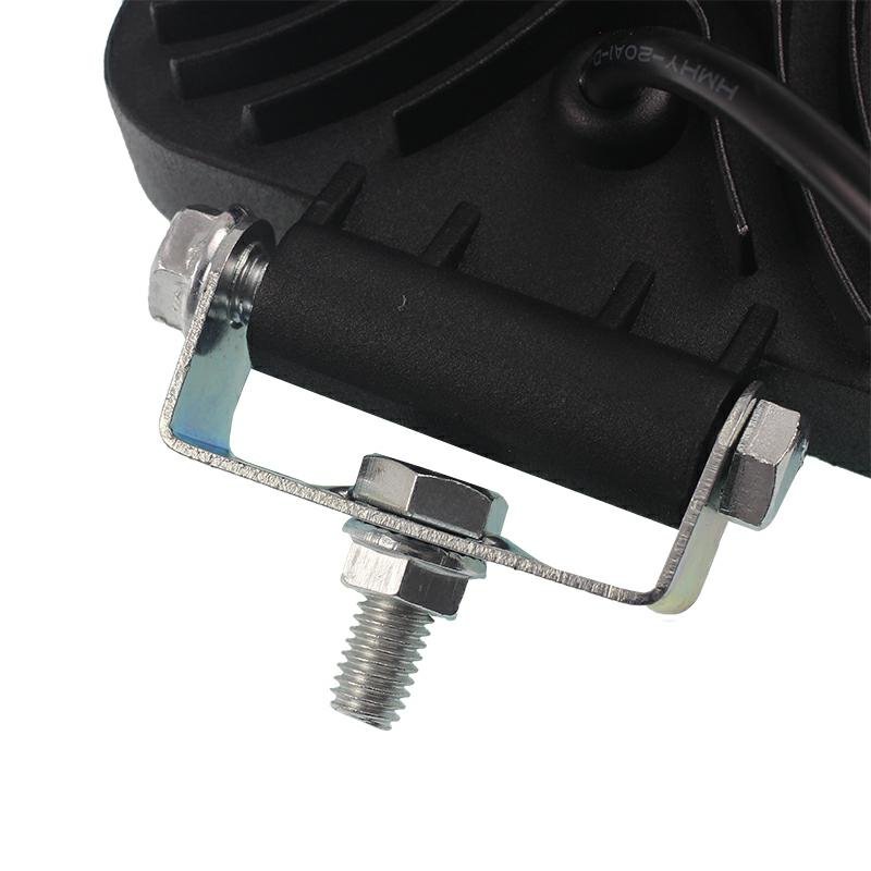 WORK LAMP, LED, RECTANGULAR FACE, 9 LED 10-30V, 109X109X34 MM, ALUMIINIUMKORPUS