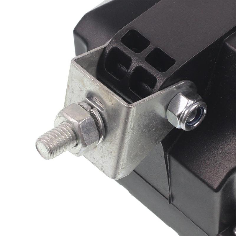 WORK LAMP, RECTANGULAR FACE, plastik BULB, 12V 55W, kollane