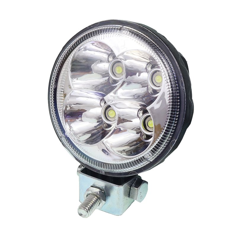 WORK LAMP, ROUND FACE, 4 LED 10-30V, FI 83MM, 2 T/KOMPLEKT, ALUMIINIUMKORPUS