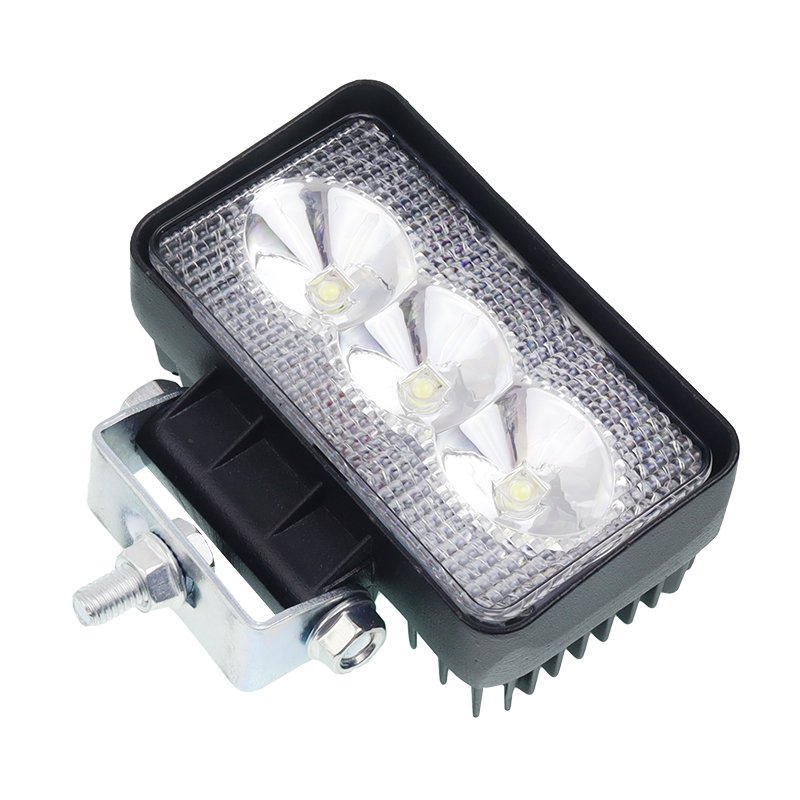 WORK LAMP, WIDE, 3 LED, LARGE, HIGH OUTPUT, 3X10W, 12-36V, 110X80X46MM, 1200 LM, ALUMIINIUMKORPUS